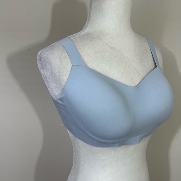 RBX sz lg bra in powder blue. Super soft and slips on easily. - Picture 3 of 10